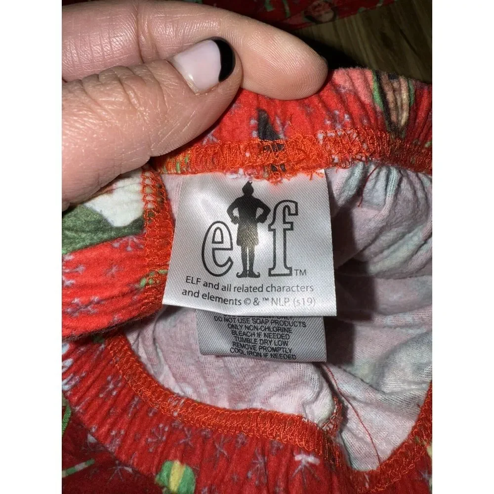 Elf the Movie Girls Christmas Kids Pajama PJ Buddy Sz XS 4/5 4‎ 5